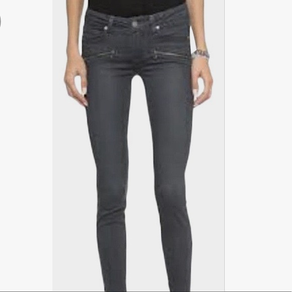 PAIGE Denim - Paige Gray Medium Wash Skinny Jeans